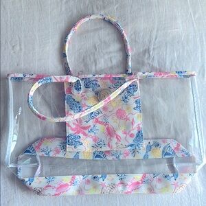Lilly Pulitzer Transparent Tote Bag